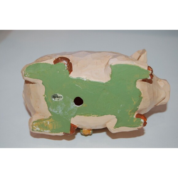 Cute Pig With Goose And Bird On Back And Sunflower Design On His Side Farmhouse - Picture 7 of 8